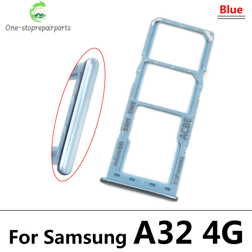 New Sim Card Tray Reader Socket Slot Holder For Samsung A32 A52 A72 4G 5G Replacement Part Samsung phone repair parts