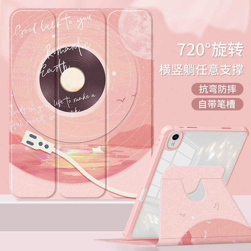 For Huawei matepadair protective case matepad11 flat case 2023 new matepadpro10.8 anti-bend 11.5 inch se acrylic 10.4 all-inclusive anti-drop Tablet Accessories