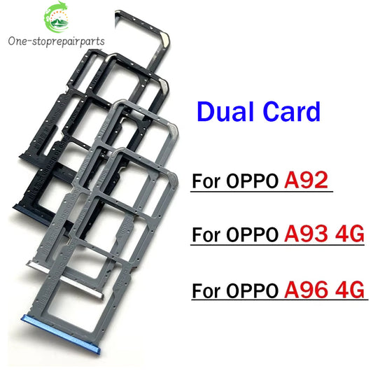 New Sim Card slot tray Holder For OPPO A92 A93 A96 4G repair parts OPPO phone repair parts
