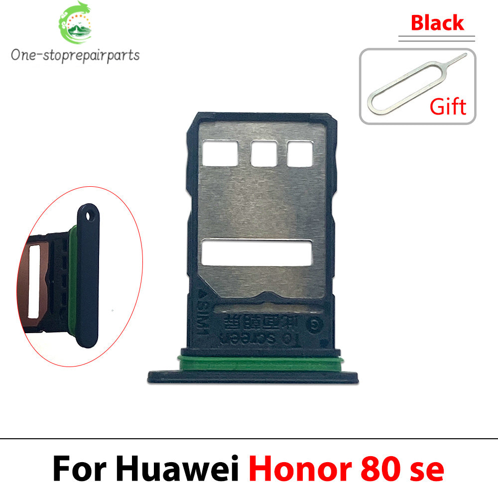 New For Huawei Honor 50 60 70 80 90 Pro Se Lite Plus 5G SIM Card Slot SD Card Tray Holder Adapter Huawei phone repair parts