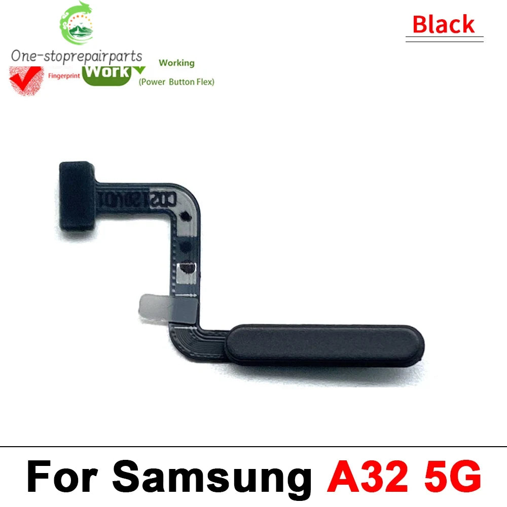 Fingerprint Sensor Flex Touch ID + Power On / Off Button Key Flex Cable For Samsung A12 A13 A14 A15 A16 A17 A22 A23 A25 A26 A32 Samsung phone repair parts