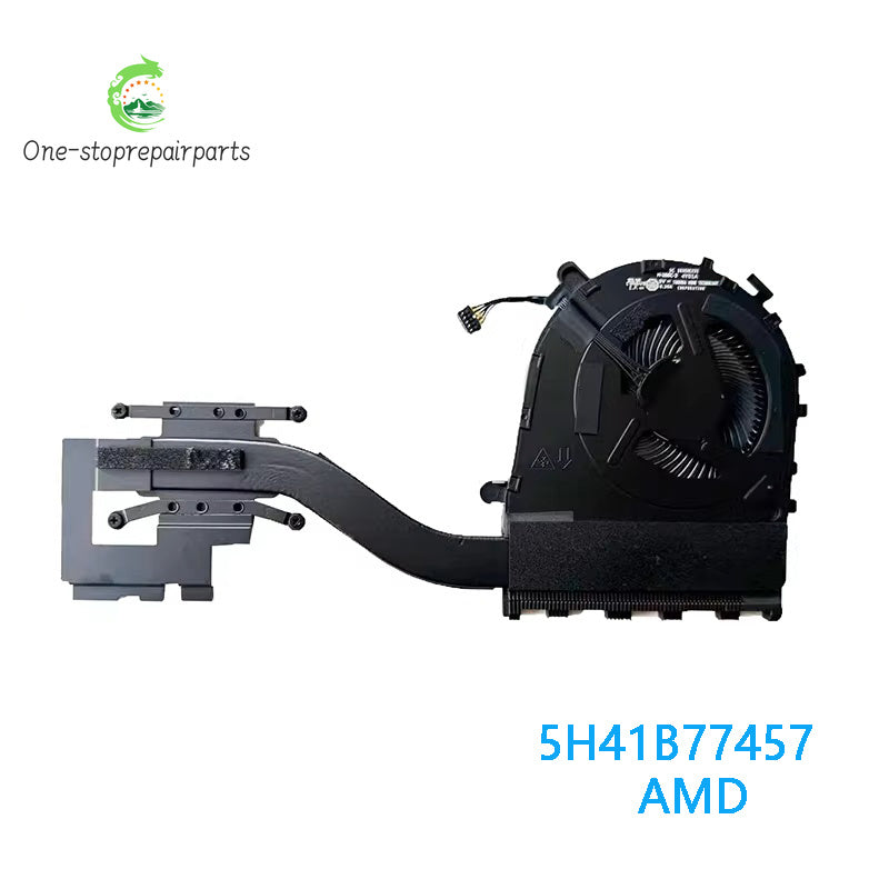 NEW ORIGINAL Laptop CPU GPU Cooling Fan With Heatsink For Lenovo ThinkPad E14 Gen6 E16 Gen2 AMD 5H41B77457 Lenovo laptop repair parts