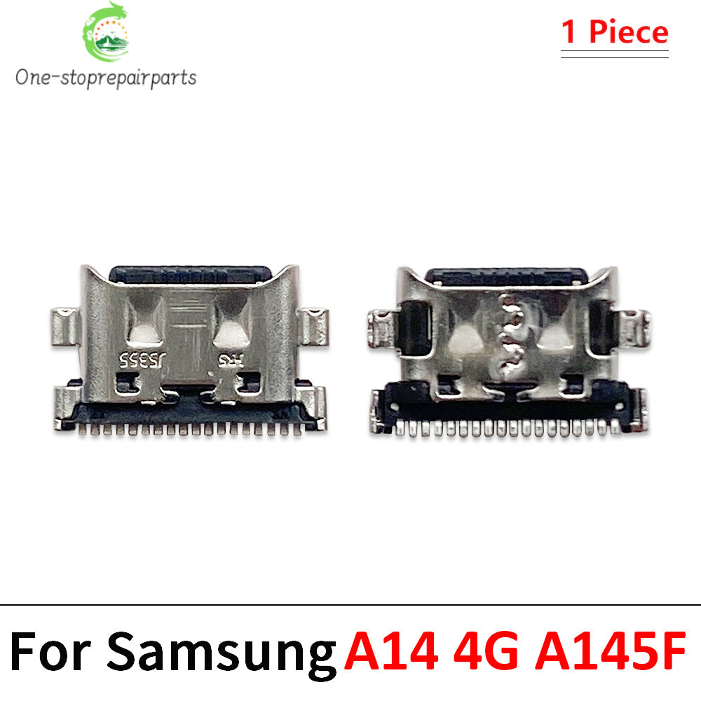 10Pcs, Micro USB socket connector charger Charging Port For Samsung A14 A04 A04s A04E A24 A34 A54 A05 A05s A13 A23 A33 A53 4G 5G Samsung phone repair parts