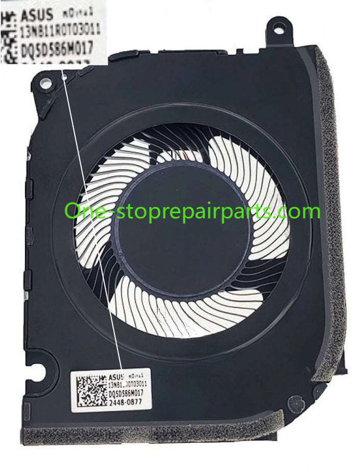 CPU Cooling Fan for  ASUS Zenbook 14 2024 OLED UX3405 UX3405C UX3405M Cooling Fan DC 5V 4-pin 13NB11R0T03011 DQ5D586M017 ND85C57-23D08