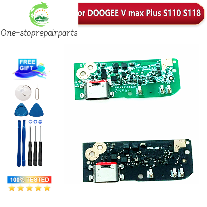 Original USB Charging Dock Connector Board for Doogee V Max plus S110 S100 S118 V30 pro V31GT V30T Mobile Phone Repair Part Doogee phone repair parts