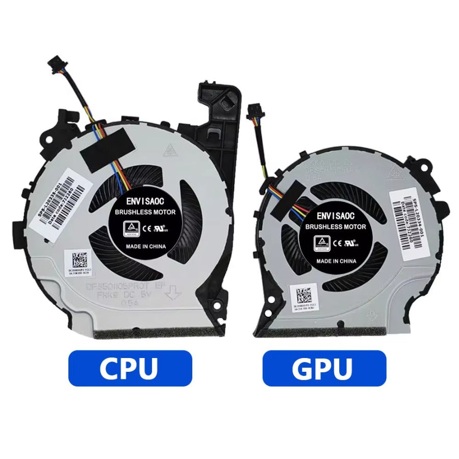 Cooler Fan For HP Pavilion Gaming 15-CX 15-cx0000 15-CX0068TX CX0061TX TPN-C133 CPU GPU Cooling Fan Heatsink Fans Cooler XRF501105PR0T XRF481305M60 HP Laptop repair parts