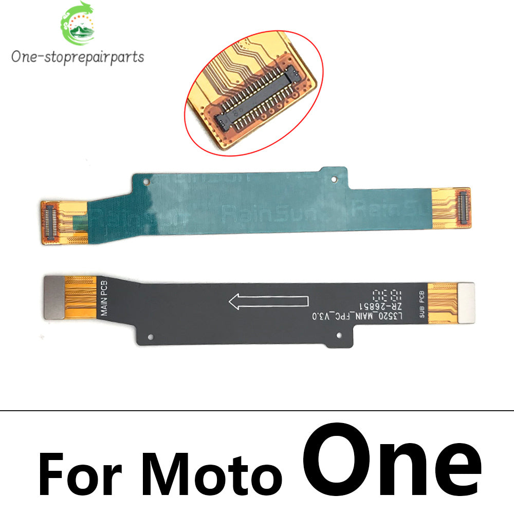 New Motherboard FPC Main Board Mainboard Connector Flex Cable For Motorola Moto One Fusion Plus Hyper Macro Vision Motorola phone repair parts