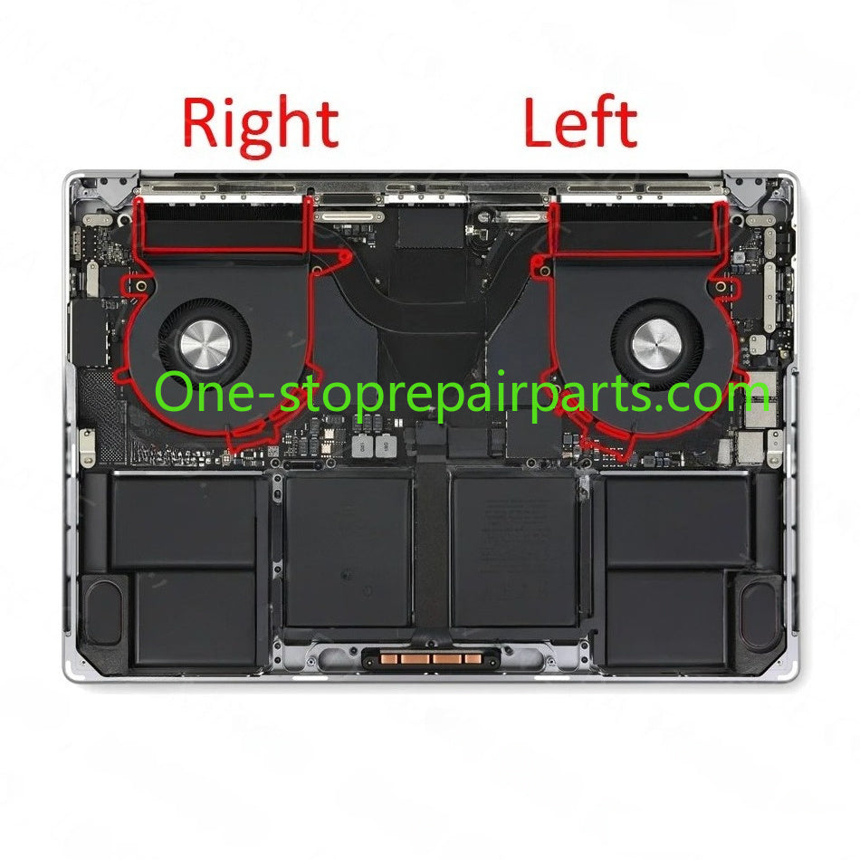 2021 Laptop A2485 Fan for Macbook Pro Retina 16" M1 Pro/Max CPU Fan Ventilateur Cooling Set Left and Right Side EMC3651 Macbook repair parts