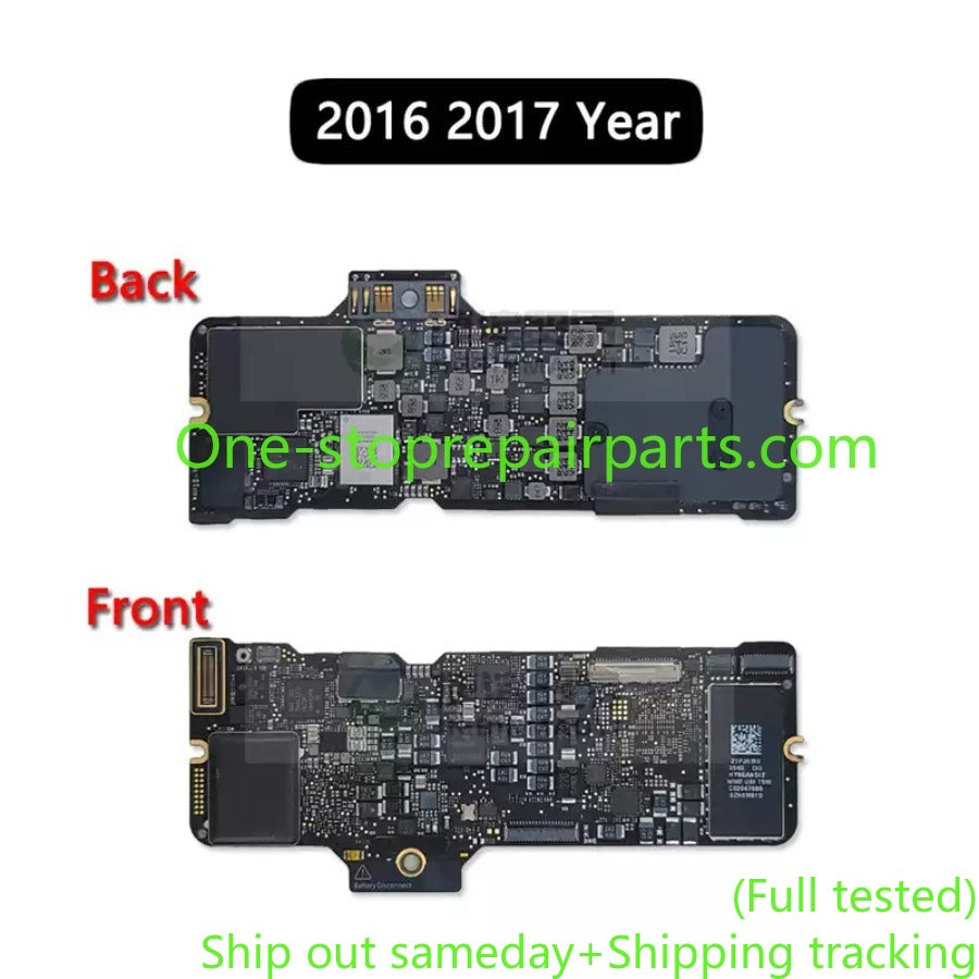 For Apple Macbook air 12” A1534 2015 2016 2017  1.1 1.2 1.3 8G 16G 256GB 512GB  820-00045-A 820-00244-A 820-00687-A  logic board motherboard