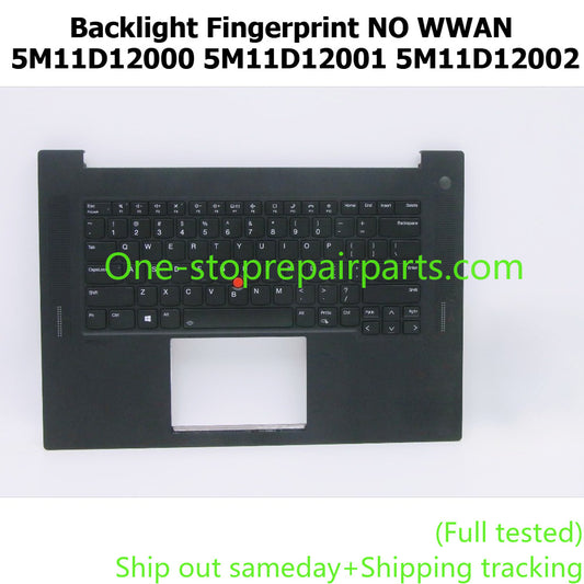 Upper case for Lenovo  Thinkpad P1 X1 Extreme Gen 5 topcase palmrest Backlight Fingerprint NO WWAN 5M11D12000 5M11D12001 5M11D12002