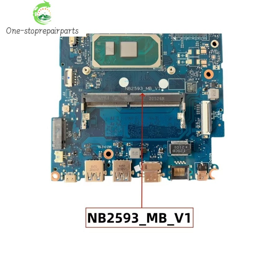 NB2593-MB-V1 For ACER Aspire 5 A514-53 Laptop Motherboard With i3-1005G1 i5-1035G1 i7-1065G7 CPU 4GB-RAM UMA NBHUR11001 Acer laptop repair parts