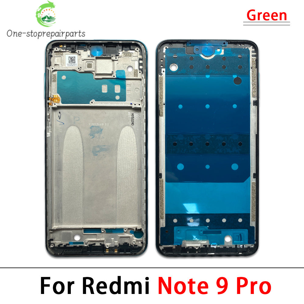 10Pcs/Lot, Housing Middle Frame Bezel Middle Replacement Parts Middle Frame For Xiaomi Redmi Note 7 8 9s Pro  Xiaomi  Xiao mi phone repair parts