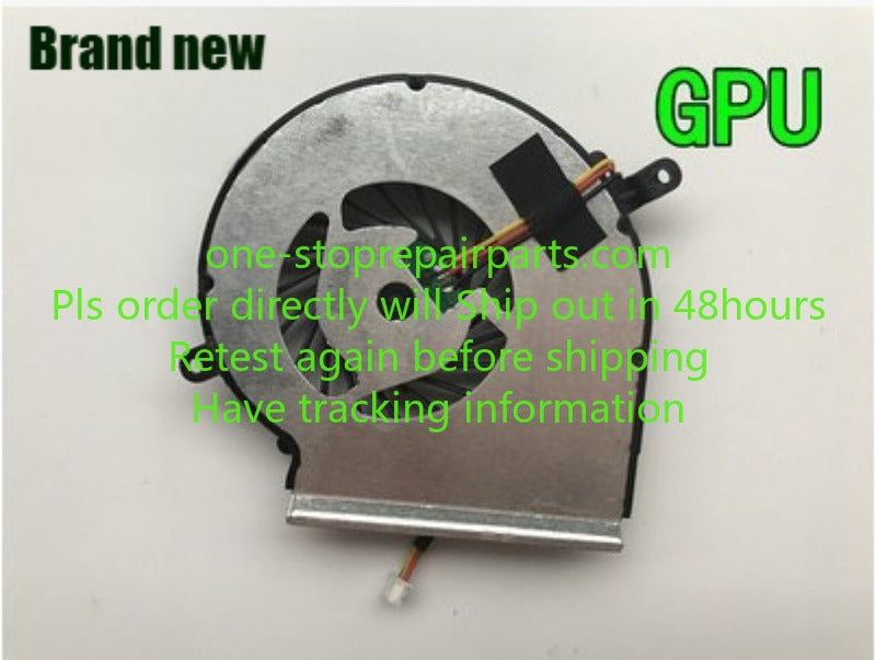 Genuine CPU & GPU Cooling Fan for MSI GE62 GE72 PE60 PE70 GL62 GL72 Cooler fans with temperature control