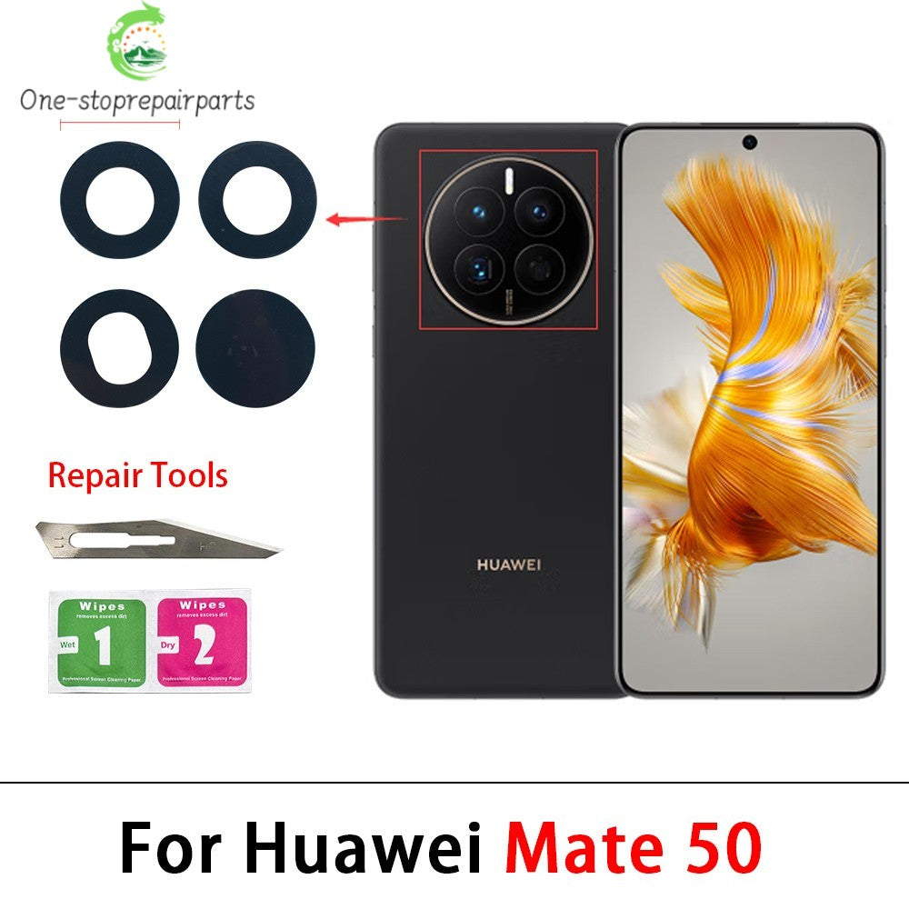 10Pcs/Lot, Rear Back Camera Lens Glass For Huawei Mate 10 30 20 40 50 Pro Lite 20X With Sticker Huawei phone repair parts
