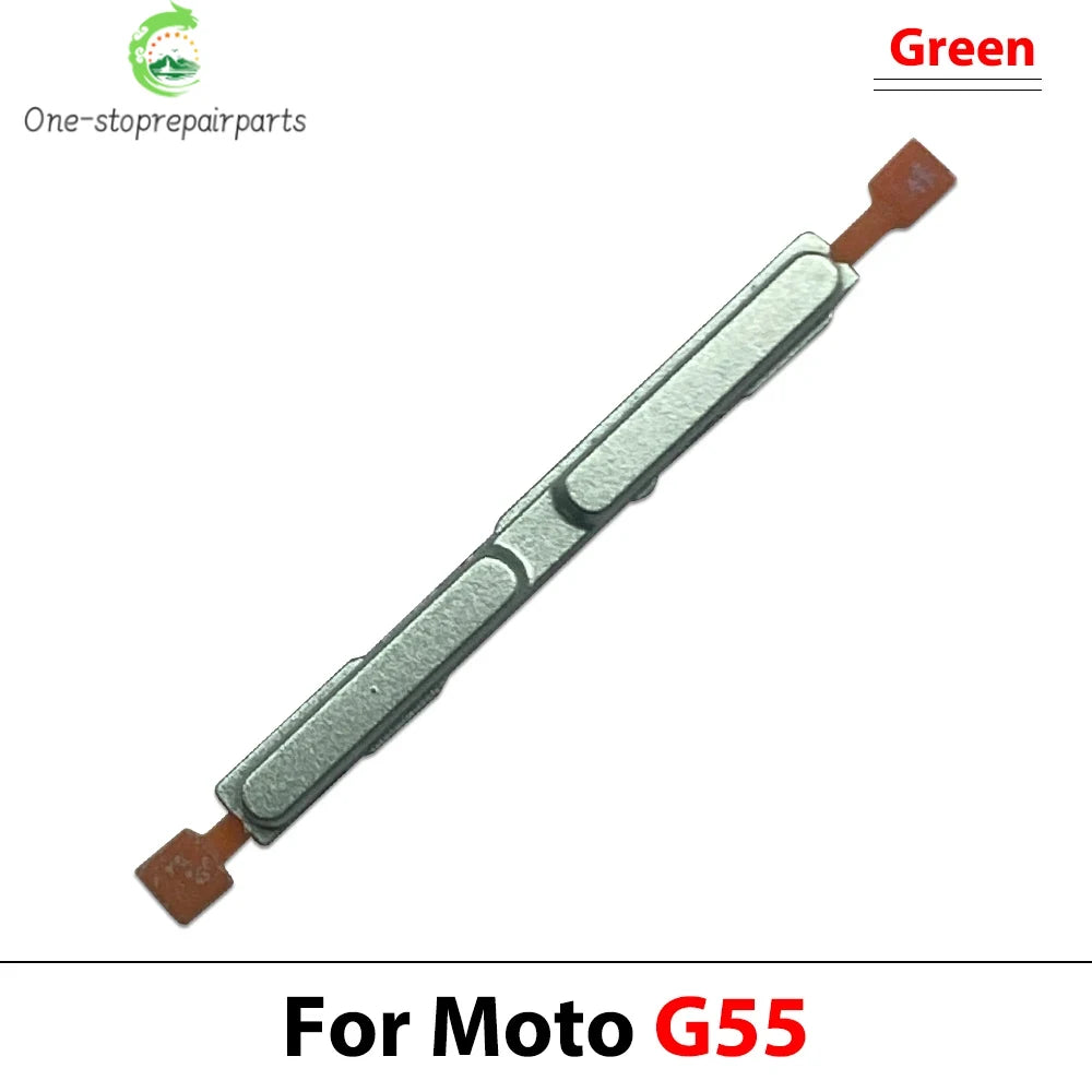 10Pcs,Power Switch On Off Button Volume Key Button Flex Cable For Motorola Moto G05 G15 G35 G45 G55 G85 Motorola phone repair parts