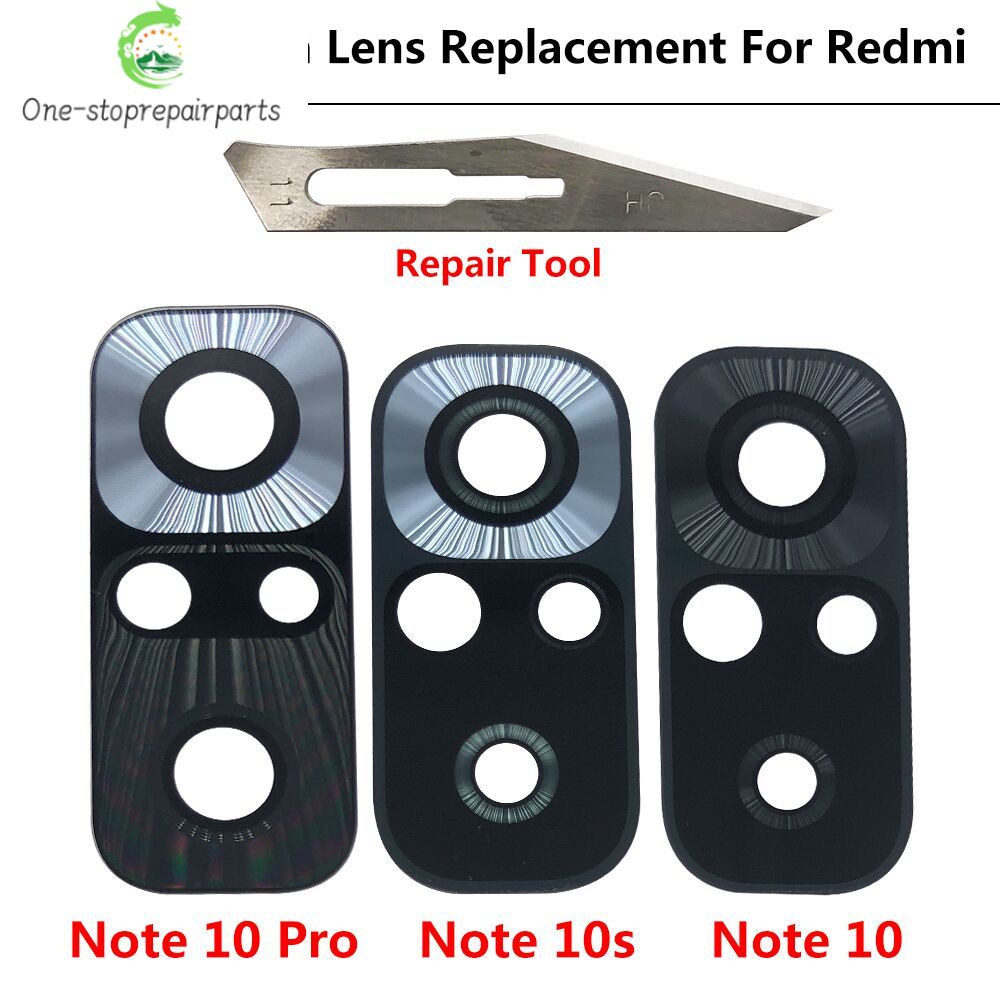 2Pcs/Lot，Rear Back Camera Glass Lens For Xiaomi Redmi Note 10 10s Pro 11 Pro 11T 11s 11E 4G 5G With Adhesive Sticker Xiaomi  Xiao mi phone repair parts
