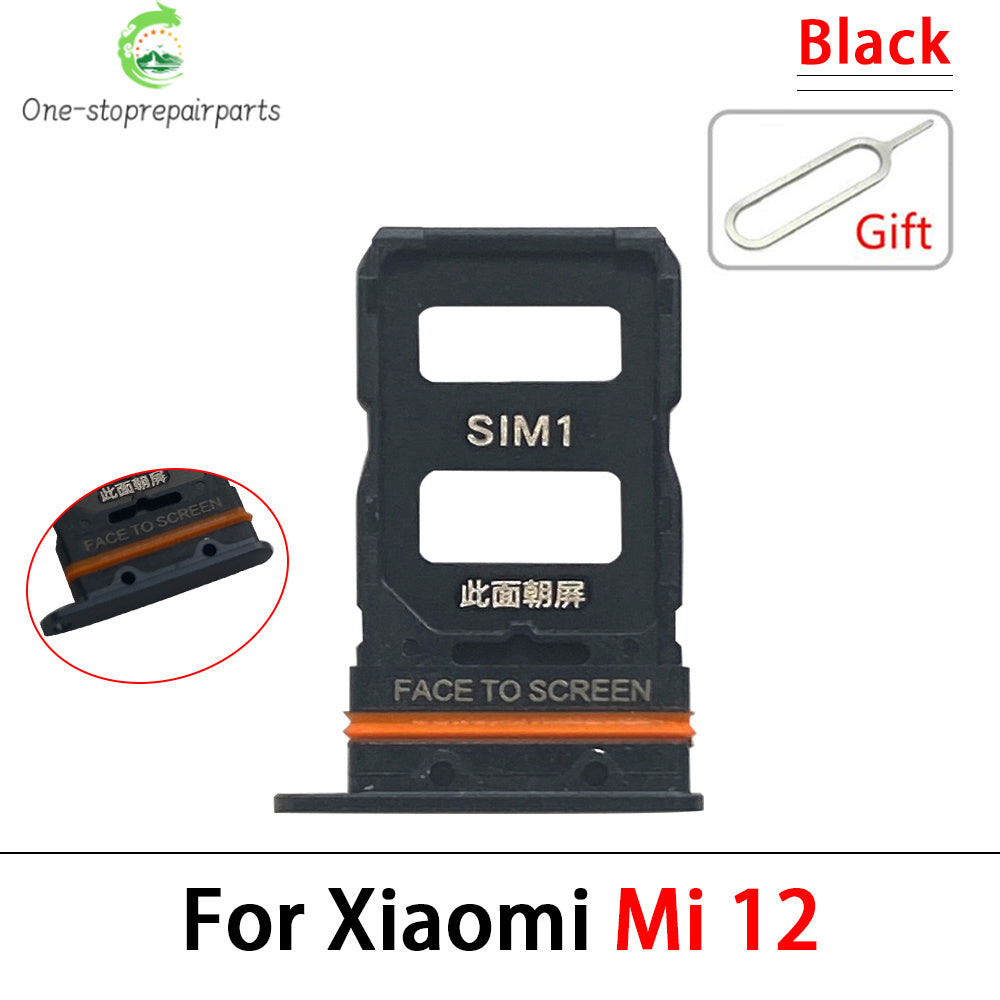 New For Xiaomi Mi 12 12T Pro 12 Lite 12s SIM Card Slot SD Card Tray Holder Adapter Replacement Parts  Xiaomi  Xiao mi phone repair parts