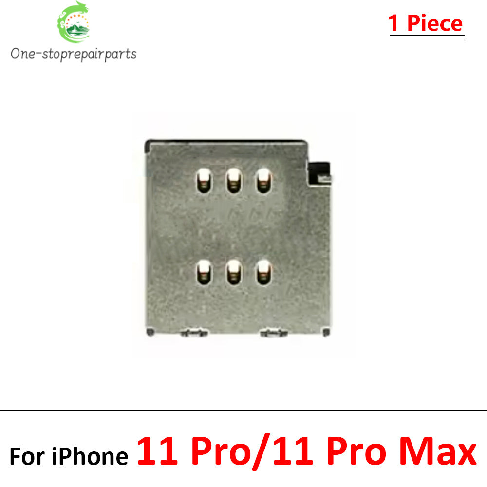 SIM Card Tray Socket Slot Adapter Connector Reader Flex Cable Dual SIM Card For iPhone 11 12 13 14 15 Pro Max Plus Mini iPhone phone repair parts