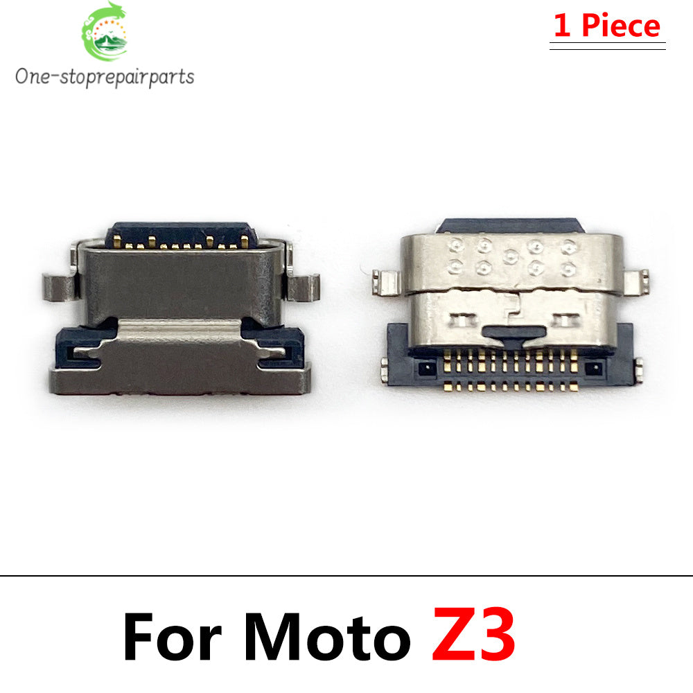 50Pcs/Lot, Charger Micro USB Charging Port Dock Connector Socket For Motorola Moto Z3 Z2 Play Z3play Motorola phone repair parts