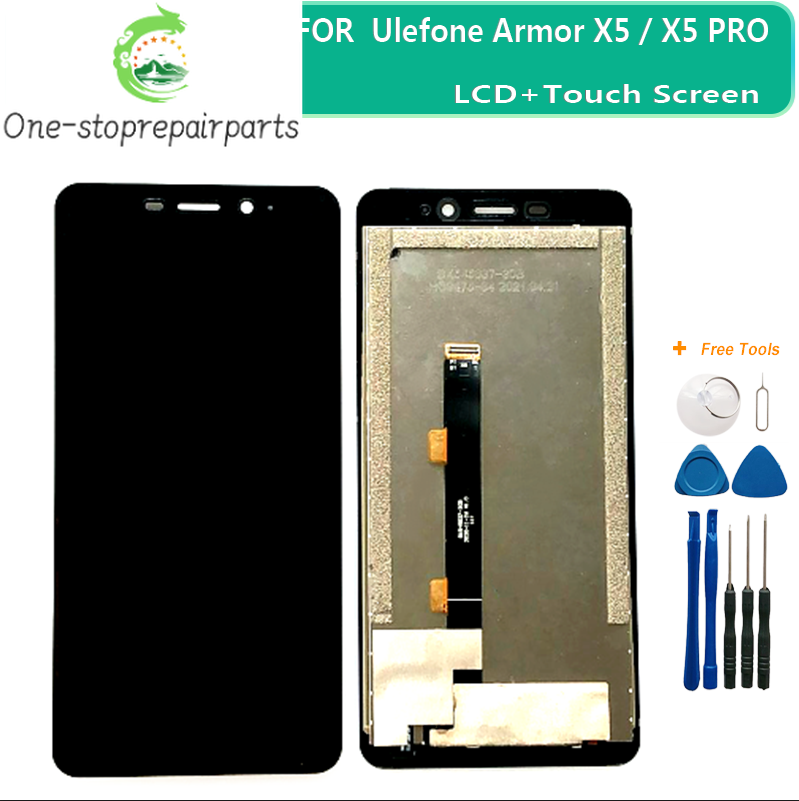 5.5" For Original Ulefone Armor X5 / X3 / X9 X10 X11 LCD Display Touch Screen Digitizer Assembly Replacement ArmorX5PRO Display Other Brand Phone repair parts