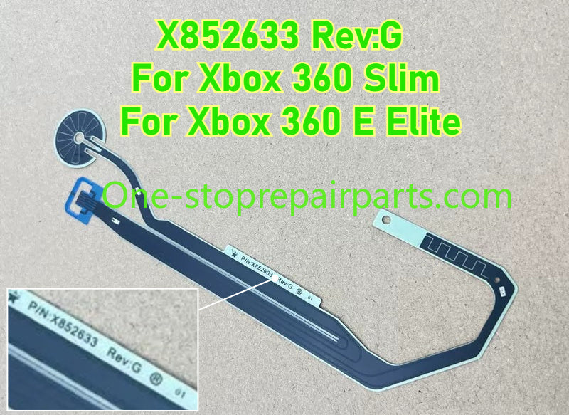 X852633 X868974 Power Switch Eject Sync Touch Sensor Button Ribbon Flex Cable For Microsoft Xbox 360 Slim Xbox 360 E Elite Xbox One 1540 Power Button Ribbon Flex Cable Game console repair parts