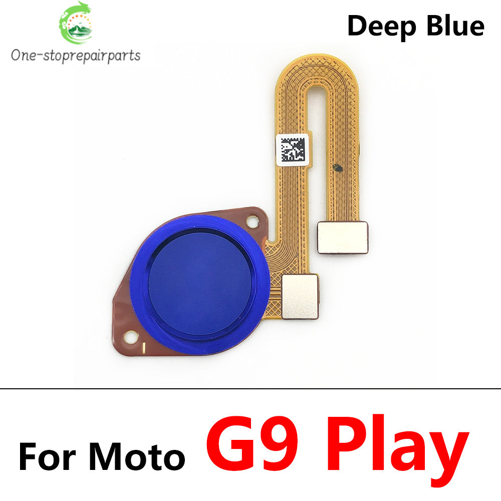 10Pcs/Lot, New For Motorola Moto G9 Plus Power Home Button FingerPrint Touch ID Sensor Flex Cable Ribbon Replacement Parts Motorola phone repair parts