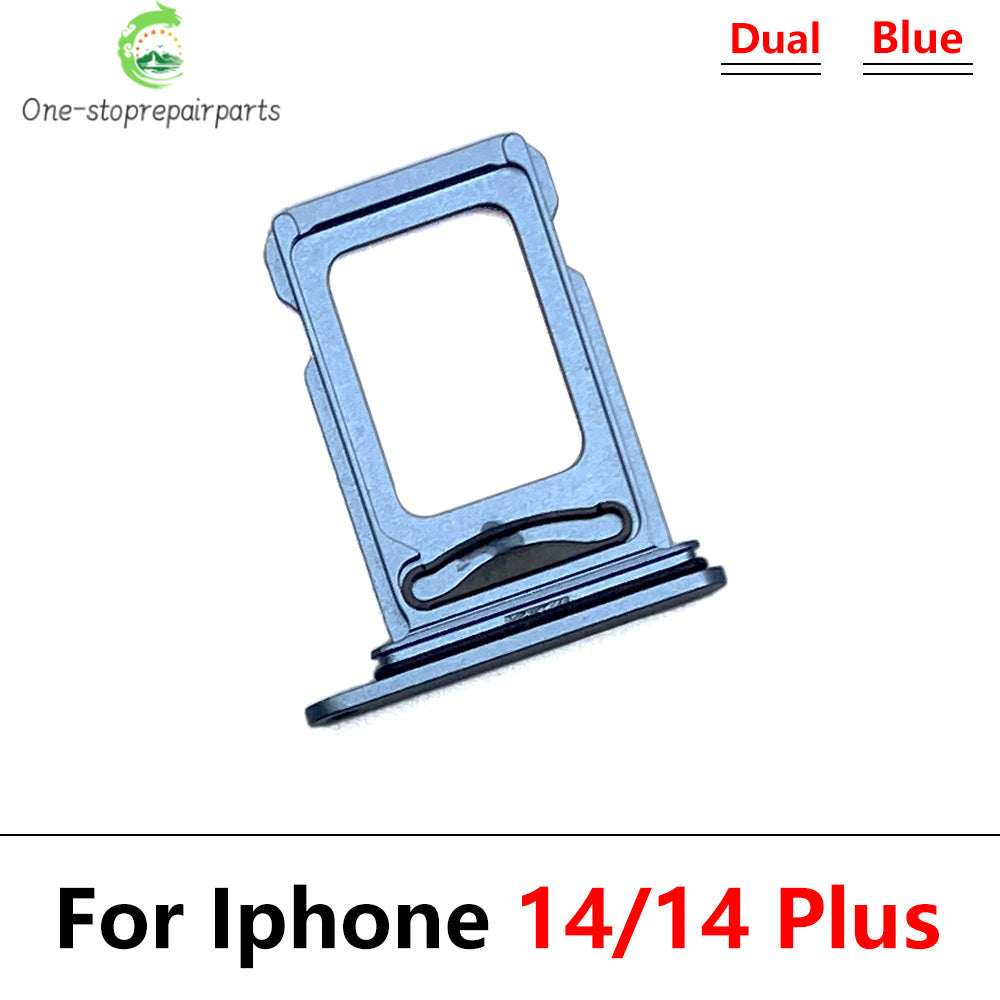10Pcs/Lot, New Dual Sim Card slot tray Holder For iPhone 14 Pro 14Pro Max 14 Plus Repair Parts iPhone phone repair parts