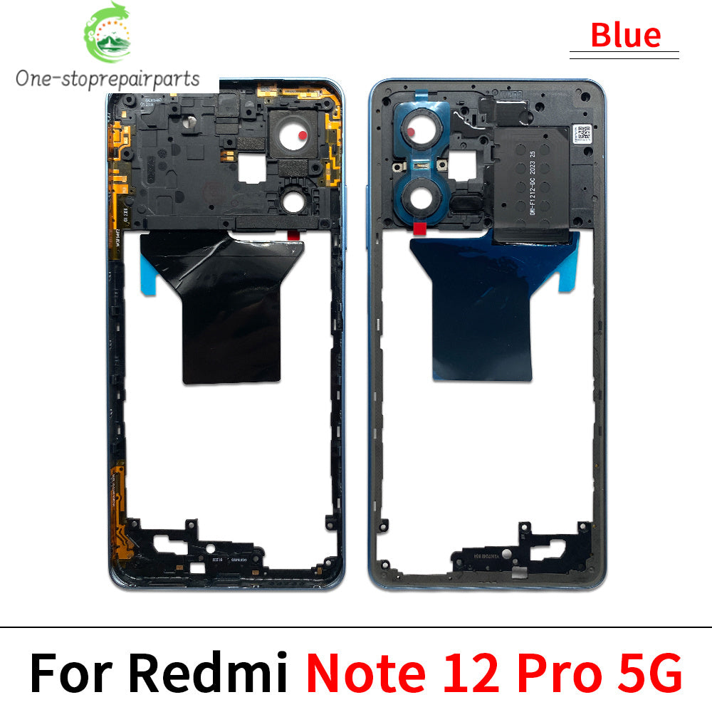 For Xiaomi Redmi Note 12 4G / Note 12 5G / Note 12 Pro 4G 5G / Note 12s Middle Frame Holder Housing Replacement Parts  Xiaomi  Xiao mi phone repair parts