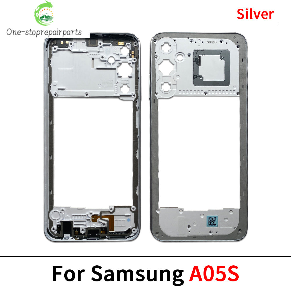 New For Samsung A15 4G A155F / A15 5G A156B / A05 / A05s / A25 5G Housing Middle Frame Bezel Middle Plate Cover Samsung phone repair parts