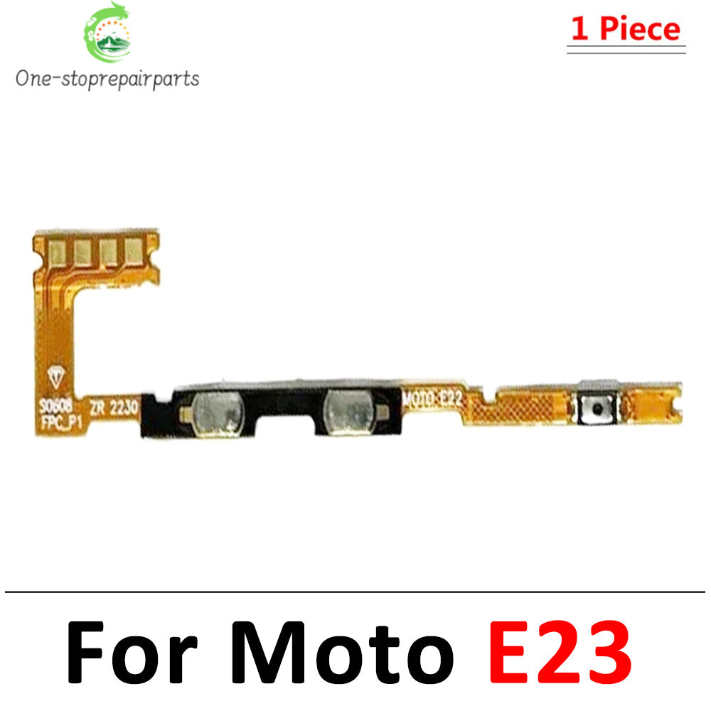 Power On Off Volume Button Key Flex Cable For Motorola Moto E20 E30 E40 E13 E14 E15 E22 E22i E23 E32 E32s Motorola phone repair parts