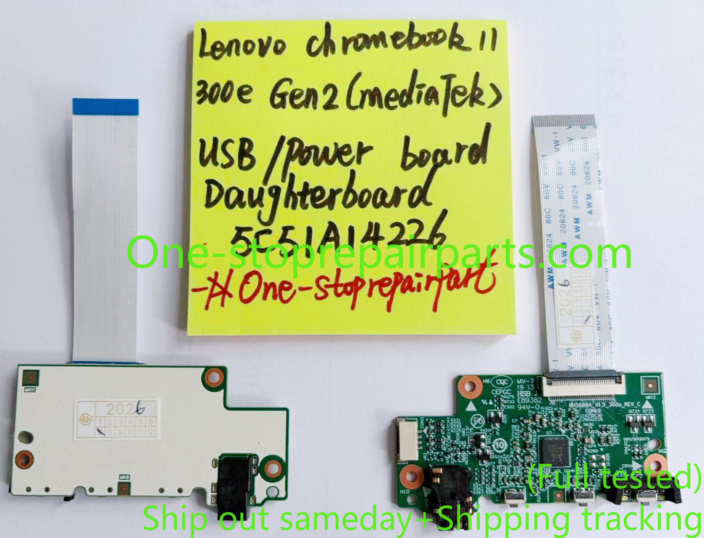 5C51A14226 Lenovo 11 300e Gen 2 (MediaTek) Chromebook USB IO Power Daughterboard