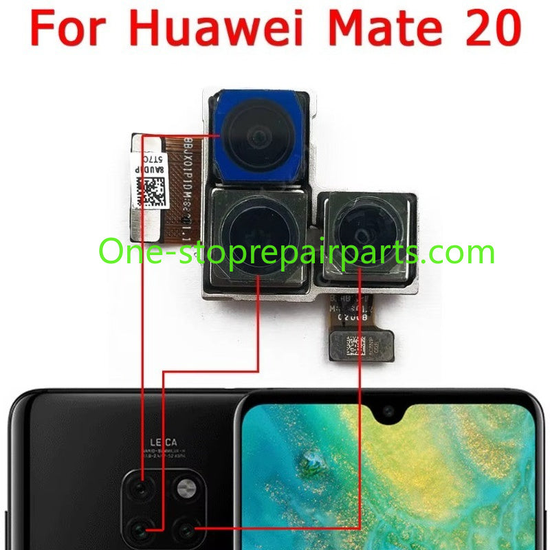 Front Back Camera For Huawei Mate 20 Lite Mate20 Pro X 20X Selfie Backside Small Rear Frontal Camera Module HUAWEI phone repair parts