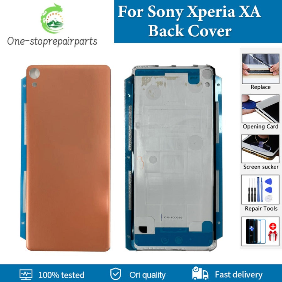 Original Back Battery Cover For Sony Xperia XA F3111 F3113 F3115 Back Cover Rear Battery Door Housing Replacement Parts Sony phone repair parts