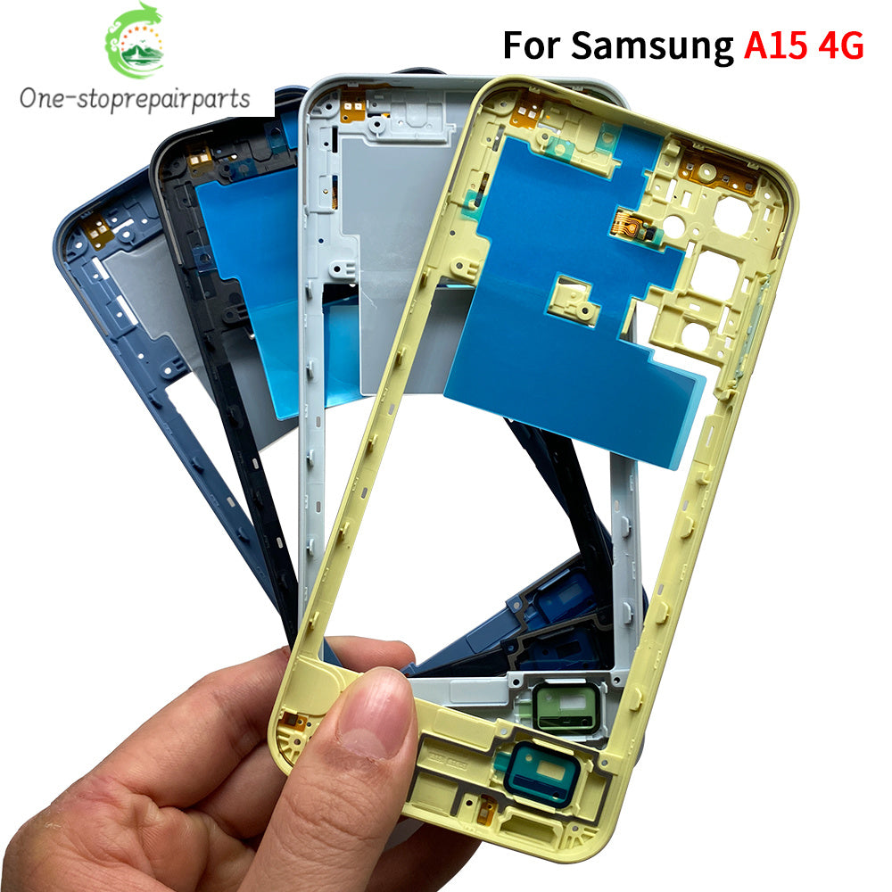 New For Samsung A15 4G A155F / A15 5G A156B / A05 / A05s / A25 5G Housing Middle Frame Bezel Middle Plate Cover Samsung phone repair parts