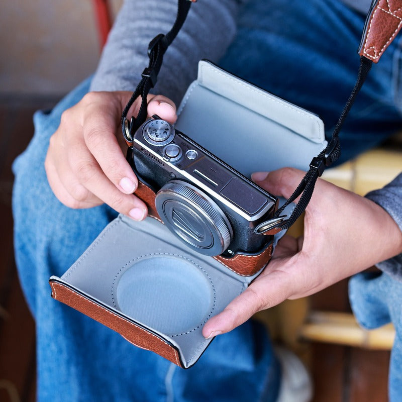 Suitable for Canon G7X3 Protective Case G7X2 Camera Case G11 G12G15/16 G1X2 Leather Case Camera Case Digital camera accessories