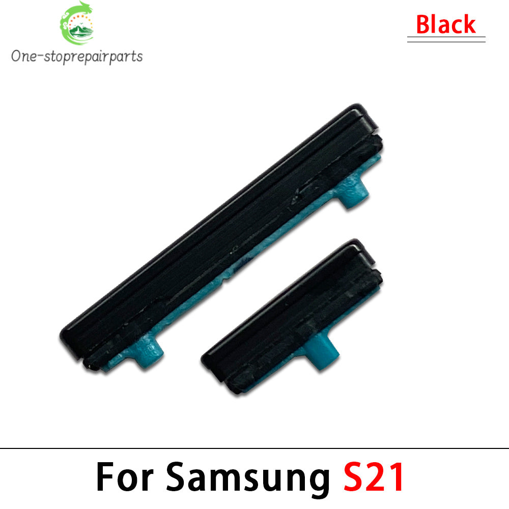 New Side Volume Button Power ON / OFF Buttton Key Set For Samsung S21 Plus Ultra Fe Replacement Parts Samsung phone repair parts