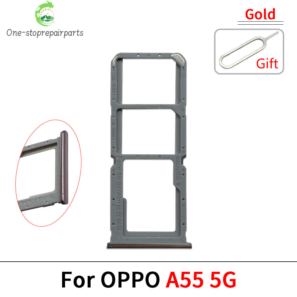 10Pcs, SIM Card Tray Slot Holder For OPPO A52 A53 A54 A55 A57 A58 4G 2022 Replacement Parts OPPO phone repair parts