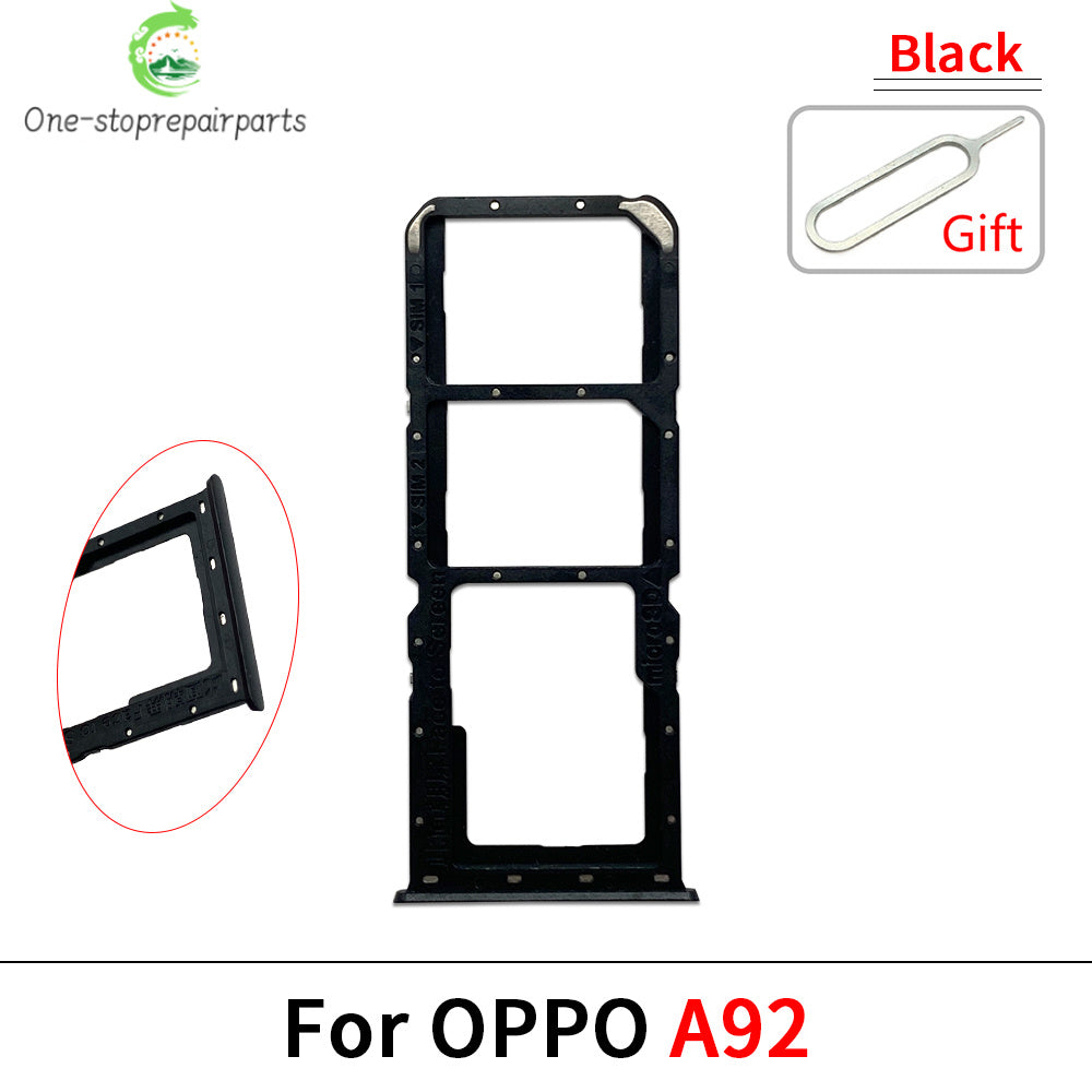New Sim Card slot tray Holder For OPPO A92 A93 A96 4G repair parts OPPO phone repair parts