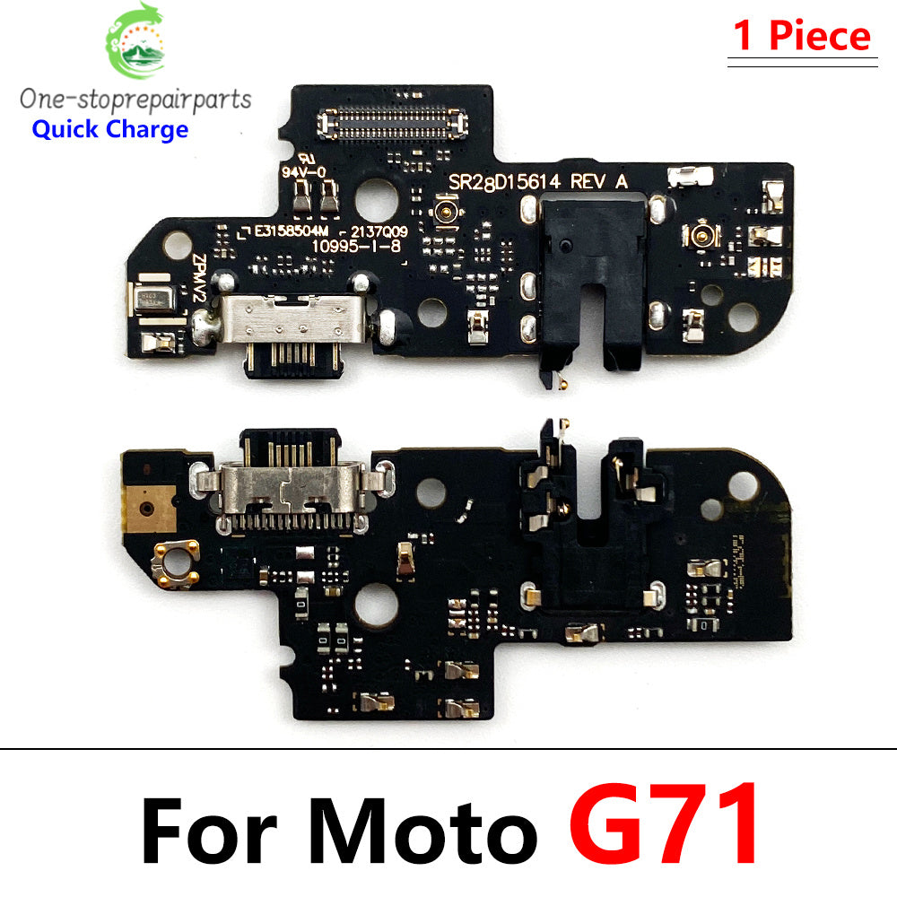 50Pcs USB Charging Board Connector Port Dock Flex Cable For Moto G10 G100 Power G20 G30 G31 G41 G60 G60s G71 G51 G50 5G G82 Motorola phone repair parts