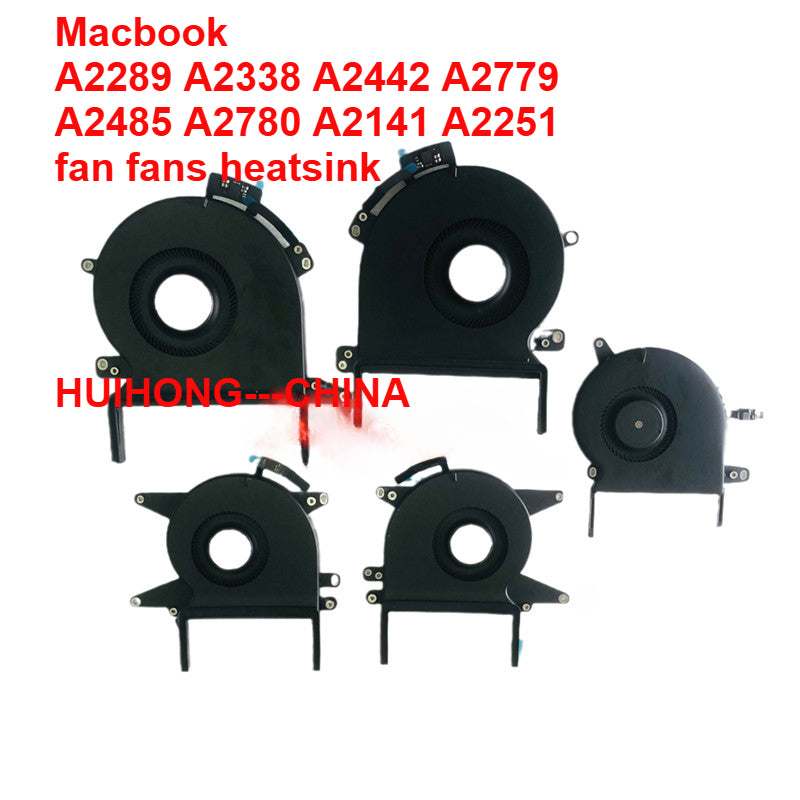 Macbook  A2289 A2338 A2442 A2779 A2485 A2780 A2141 A2251 fan fans heatsink