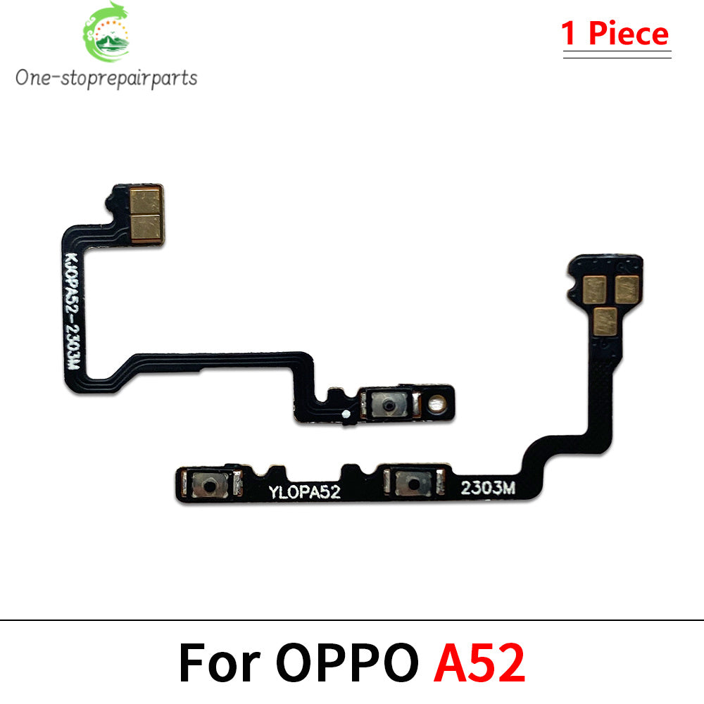 New Power on off Volume Key Button Flex Cable For OPPO A12 A15 A16 A52 A53 A54 A55 A57 A72 A73 A74 A93 A94 A95 A96 4G 5G OPPO phone repair parts