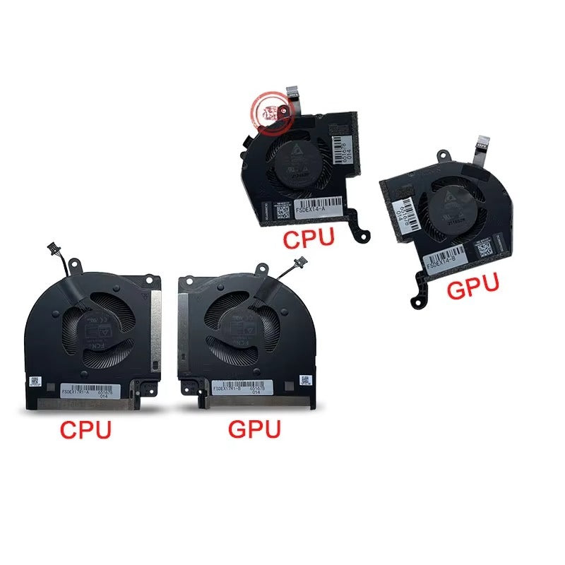 New Laptop CPU CPU Cooling Fan For DELL Alienware x14/X14 R1 P150G002 X17 R1 X17 R2 0X63JW 09DNWT 0HD5CJ 0XVCHN 0198CH 05PF30  Dell Laptop repair parts