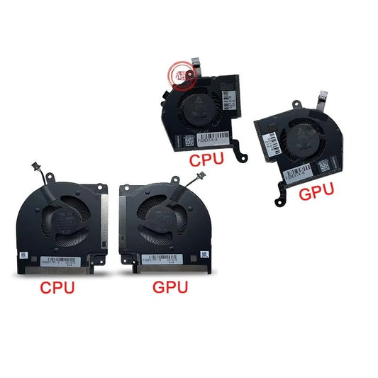 New Laptop CPU CPU Cooling Fan For DELL Alienware x14/X14 R1 P150G002 X17 R1 X17 R2 0X63JW 09DNWT 0HD5CJ 0XVCHN 0198CH 05PF30  Dell Laptop repair parts