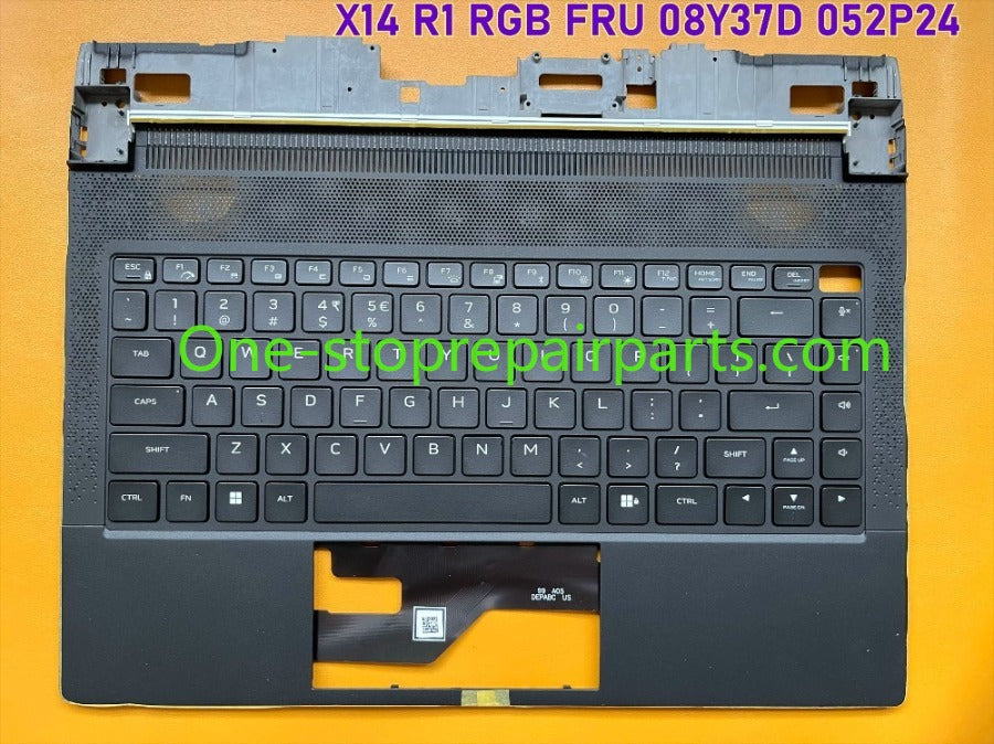Palmrest RGB keyboard assembly for Dell Alienware X14 R1 R2 08Y37D 052P24 06N4PT 0DVDNC upper case topcase keyboard assembly Dell Laptop repair parts
