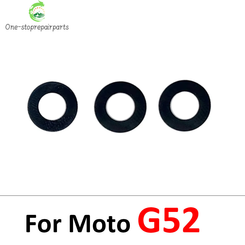 Rear Back Camera Glass Lens With Adhesive For Motorola Moto G22 G32 G42 G52 G62 G13 G23 G53 G73 G14 G24 G34 G54 G84 G04 G82 5G Motorola phone repair parts