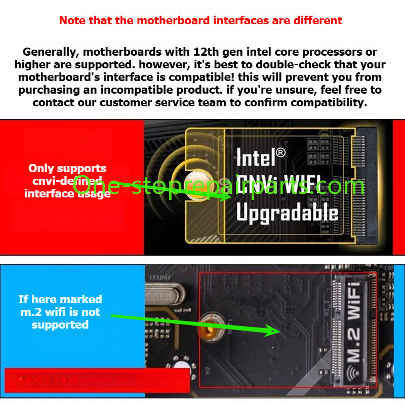 Laptop computer Wifi Card for Intel 9560NGW AX203NGW AX201NGW AX211NGW  Killer1675I 1650I 1550I 9462 9461NGW CNVio IPEX4 WIFI6E Wi-Fi 6E Bluetooth 5.3 Wireless Card