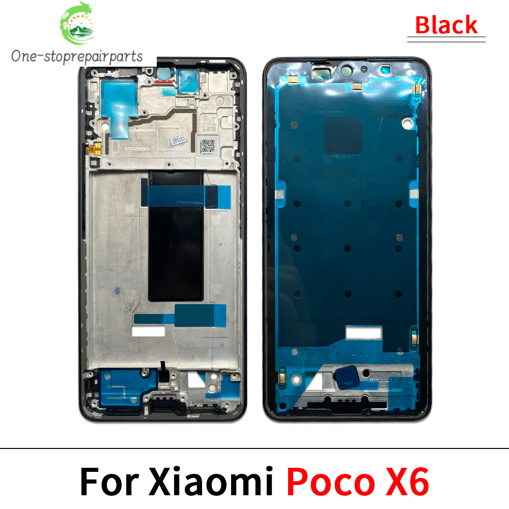 New Front Housing LCD Frame Screen Bezel Holder For Xiaomi Poco F3 F4 X3 GT M3 M4 M5s X5 X6 Pro 4G 5G Xiaomi  Xiao mi phone repair parts