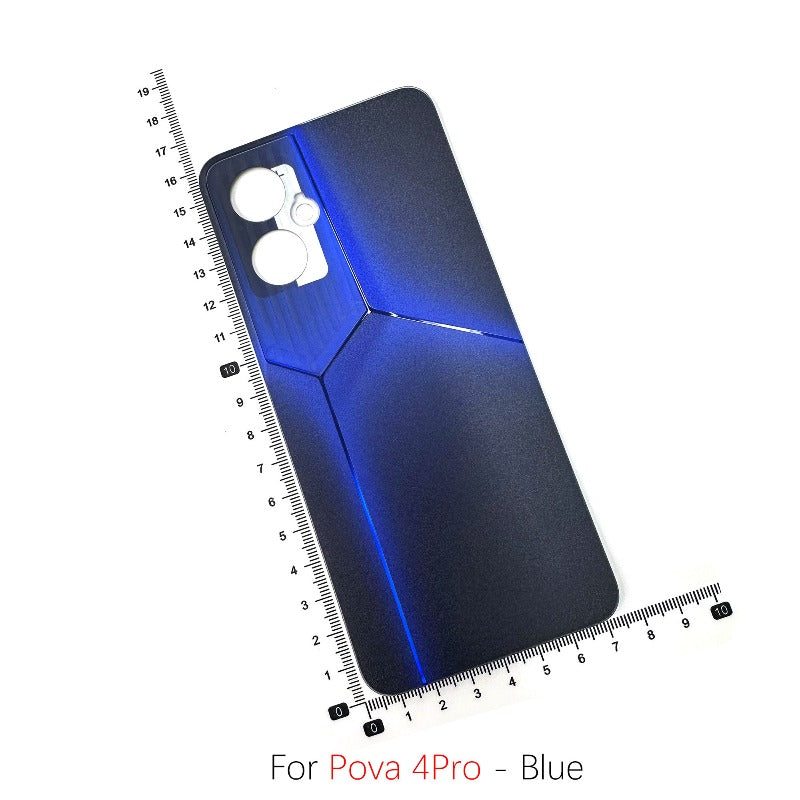 Battery back housing cover for Tecno Pova 5 5G Pova3 Pova4 LG7n 5Pro back case Phone case back cover