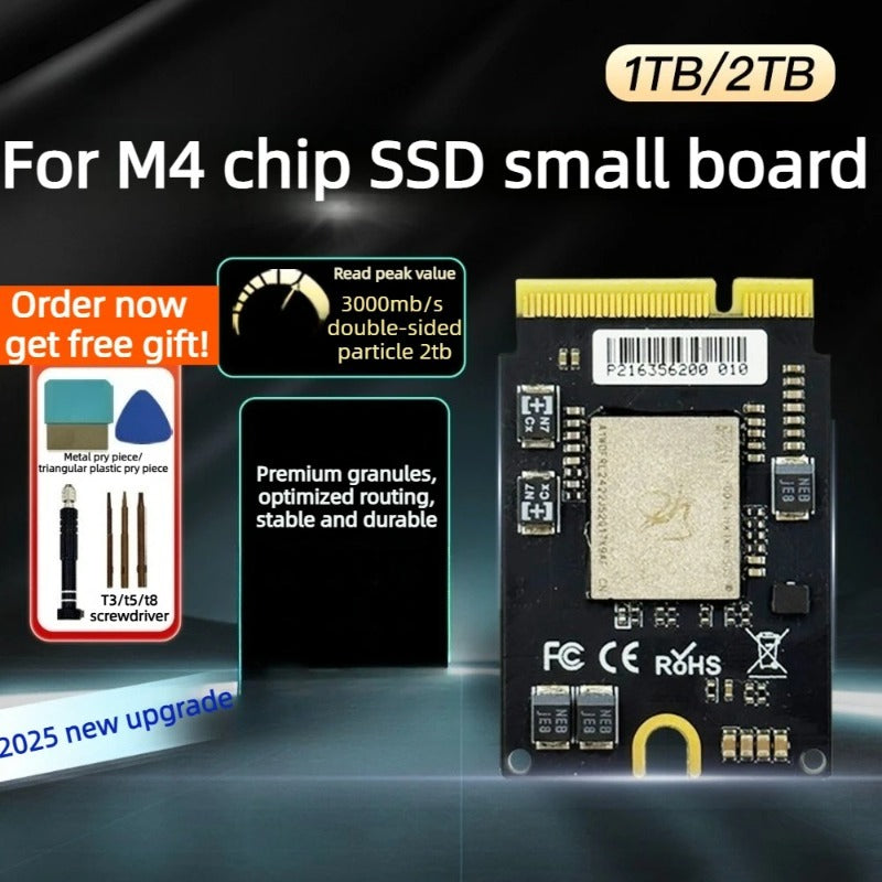 10 layer Solid State Drive SSD Kit 1T/2T For MAC MINI M4 Capacity Upgrade SSD New Particles Increase Speed Upgrade Memory