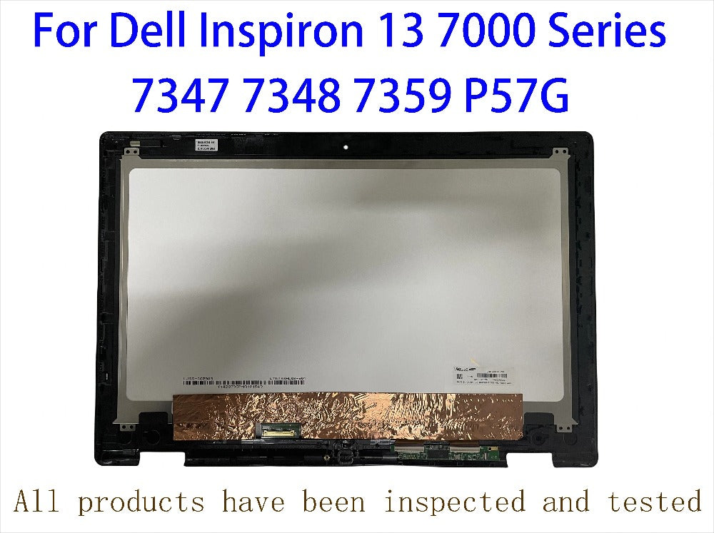 13.3inch For Dell Inspiron 13 7000 Series 7347 7348 7359 7352 7353 P57G P57G001 LCD Screen Touch Digitizer Assembly With Frame Dell laptop repair parts